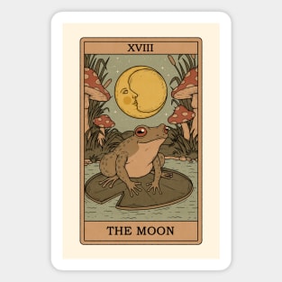 The Moon - Frogs Tarot Magnet